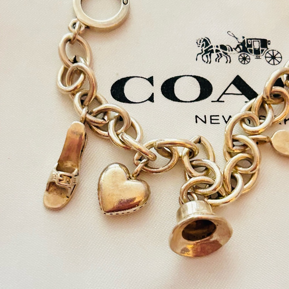 EXTREMELY RARE Coach Charm Bracelet - Picture 2 of 13